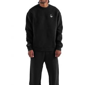 NEW MALBON GOLF range cooper sweatshirt in black